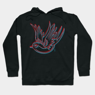 3d sparrow Hoodie